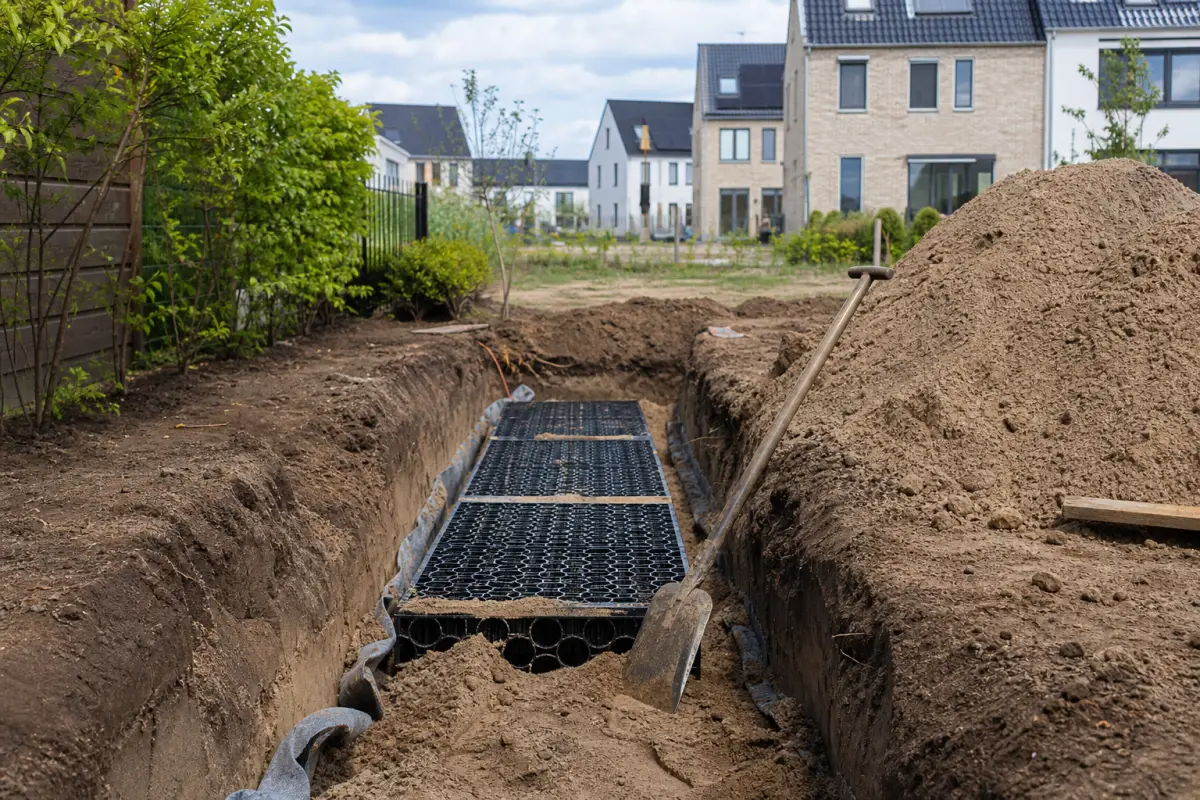 Infiltratiekratten: regenwater je tuin in